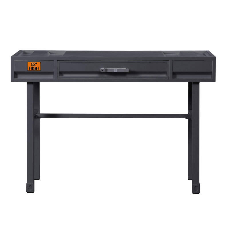 Bureau avec tiroir Gunmetal