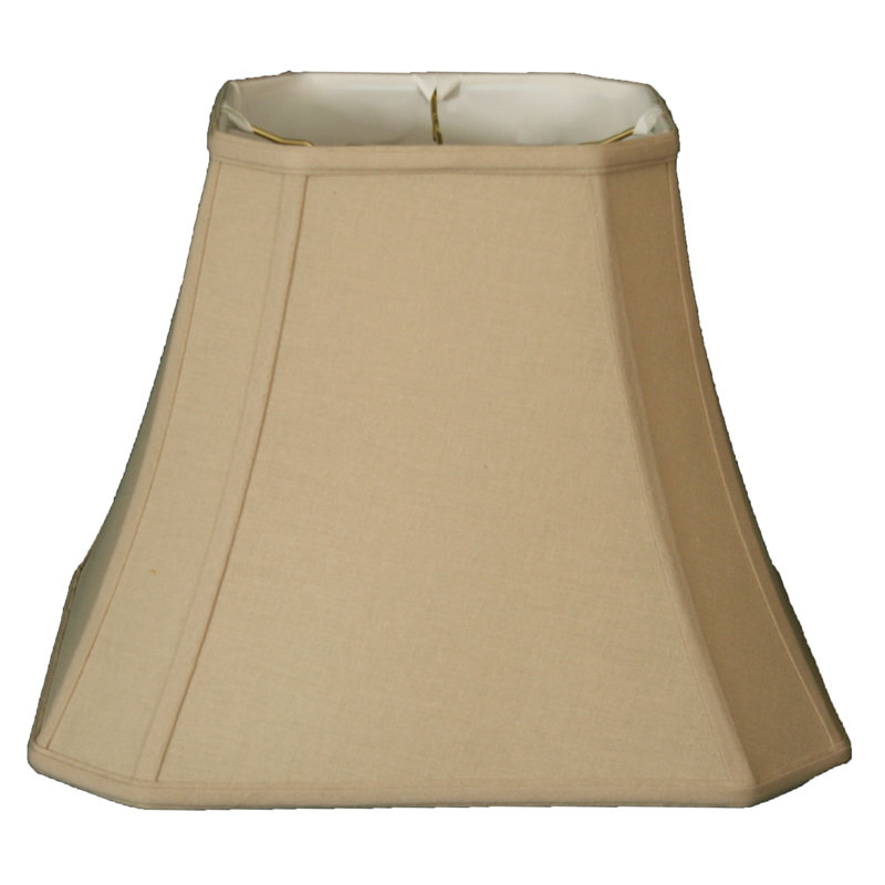 Abat-jour cloche en lin (araignée), Beige, H 8,75 po x l 10 po x P 10 po