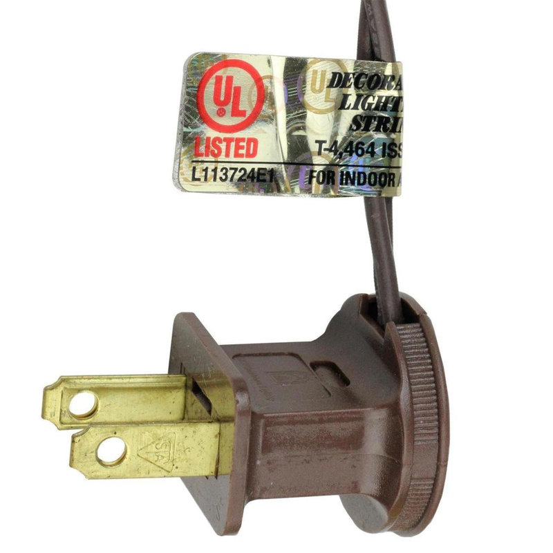 Mini lumières de Noël multicolores 100 carats - fil brun 35 pi