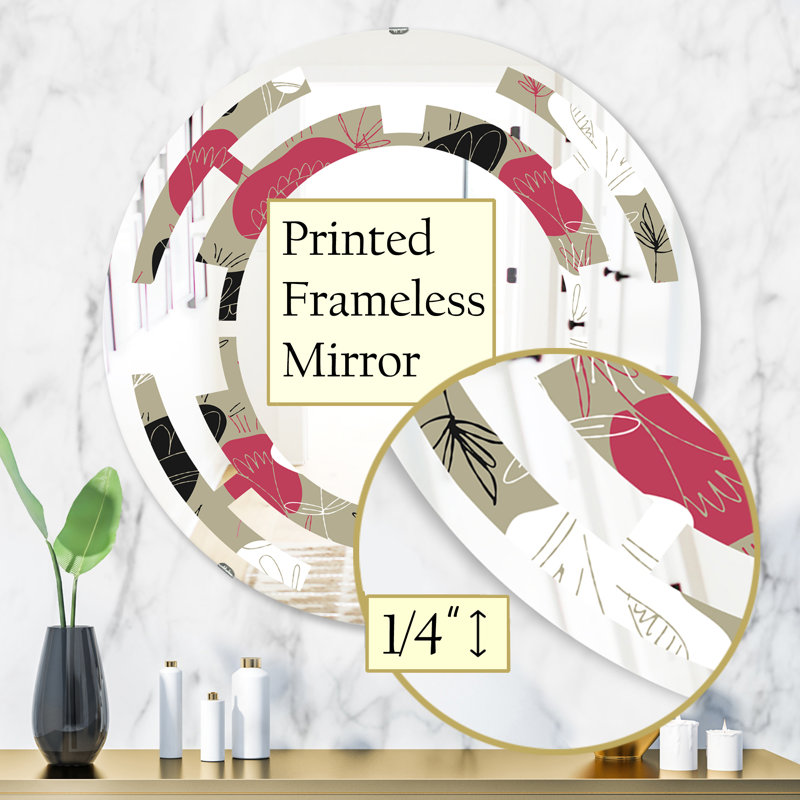 Miroir mural Space Frans, 31,5 po x 31,5 po
