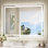 Miroir de salle de bain Bluetooth à DEL à éclairage avant et rétroéclairé, 3 couleurs de température et intensité variable, miroir de coiffeuse en verre trempé