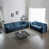 Chenille bleu