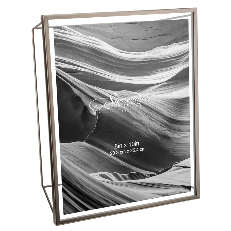 Tamako Metal Picture Frame, Gray, 8" x 10"