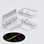 5x Clear Acrylic Piano Hinges 25 mm x 32 mm, Continuous Plastic Hinges