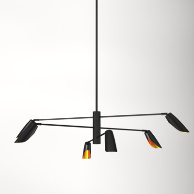 Bondy 6 Light Metal Dimmable LED Chandelier