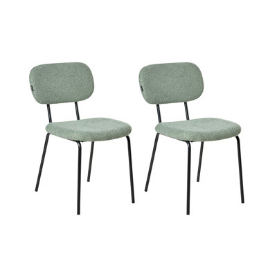 Set of 2 Chairs ADAIR Boucle