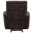 Trask Dark Brown Glider Recliner