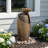 Hand Crafted Weather Resistant Floor Fountain with Light