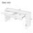 Curved Console Table with Ample Storage, Ideal for Entryway, Hallway and Living Room, Featuring Vintage Design and Durable Construction-1889176249