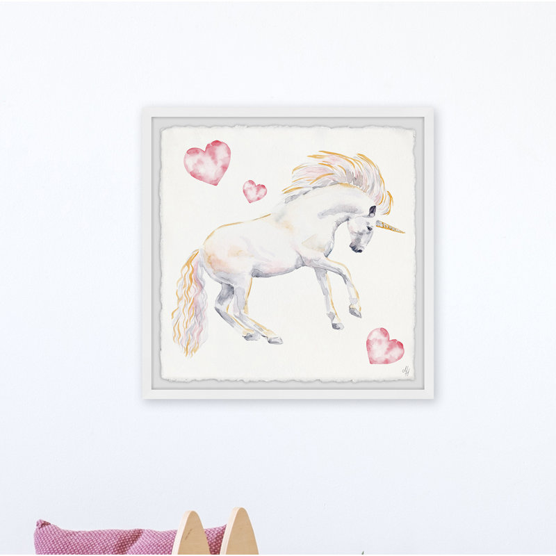 «Palmyra Dancing Unicorn», reproduction encadrée, H 12 po x l 12 po