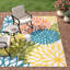 Tapis intérieur / extérieur floral Armone-628384686