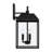 3-Light Outdoor Square Rectangle Wall Lantern in Black with Clear Glass-100662214