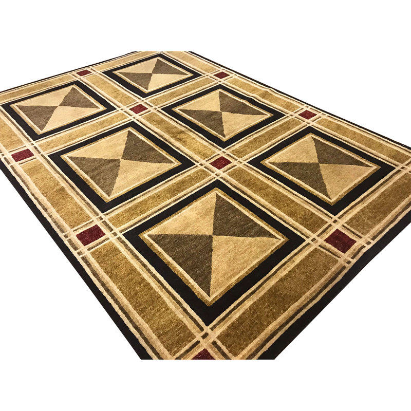 Hand-Knotted High-Quality Gold Area Rug
