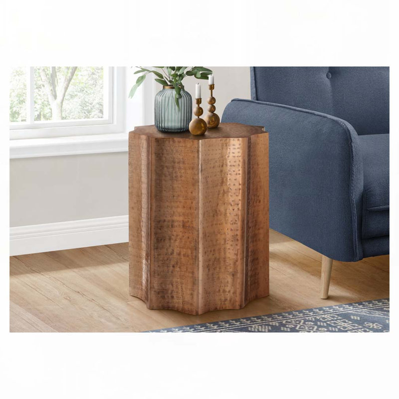 Table d'appoint, table de bout, table d'appoint, table de chevet, Cuivre