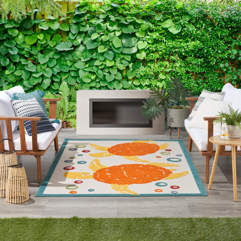Tapis intérieur / extérieur Aloha, Rectangle 6 pi x 9 pi