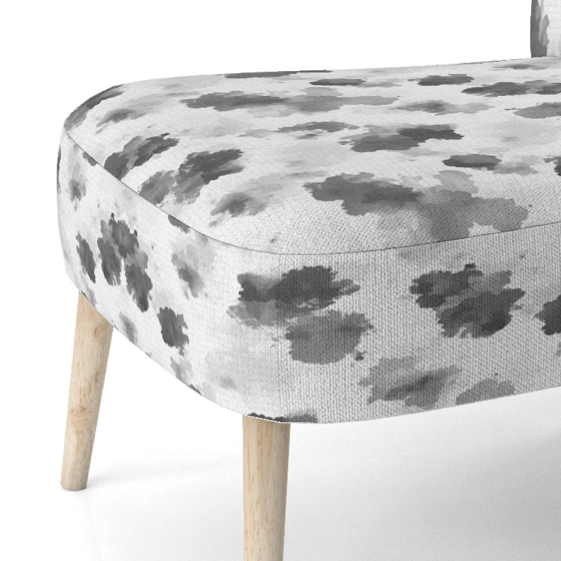 Chaise rembourrée Modern, Chaise d'appoint sans accoudoirs