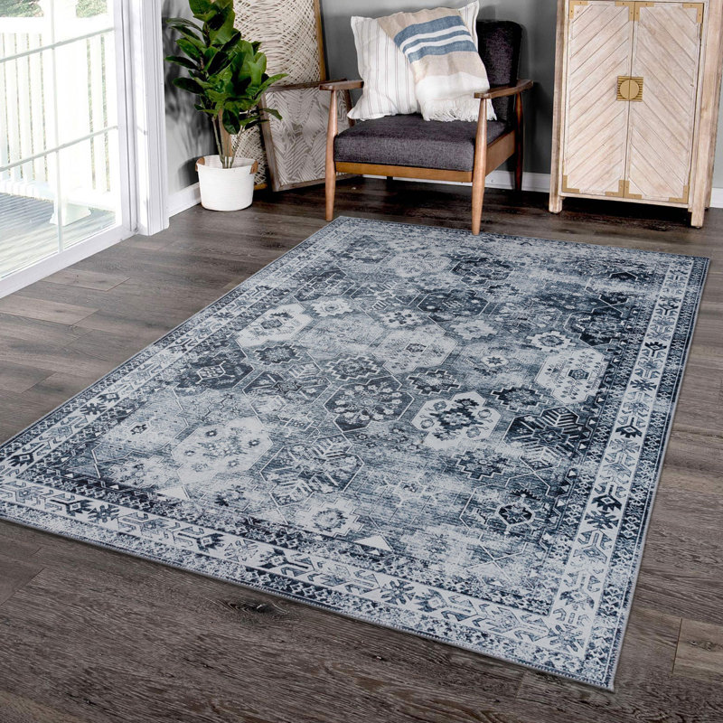 Tapis traditionnels BAOLA gris, Rectangle 2 pi x 3 pi