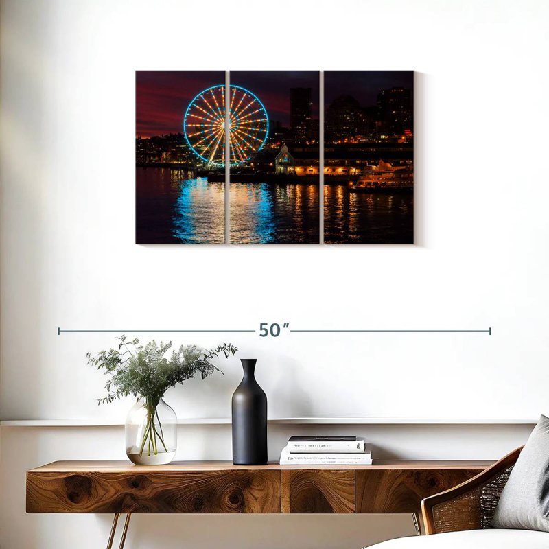 Grande roue à Seattle, H 20 po x l 33 po