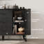 Buffet moderne et multifonctionnel avec tiroirs et tablettes réglables