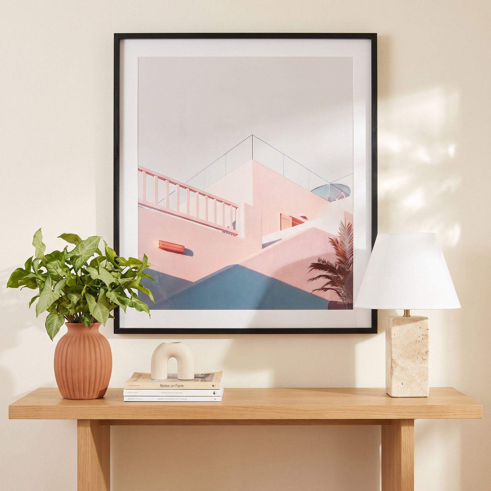 Hildegarde "Pastel Beach House" Print