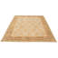 Tapis oriental jaune / beige / brun en laine noué à la main 8 pi 2 po x 10 pi Anatolian