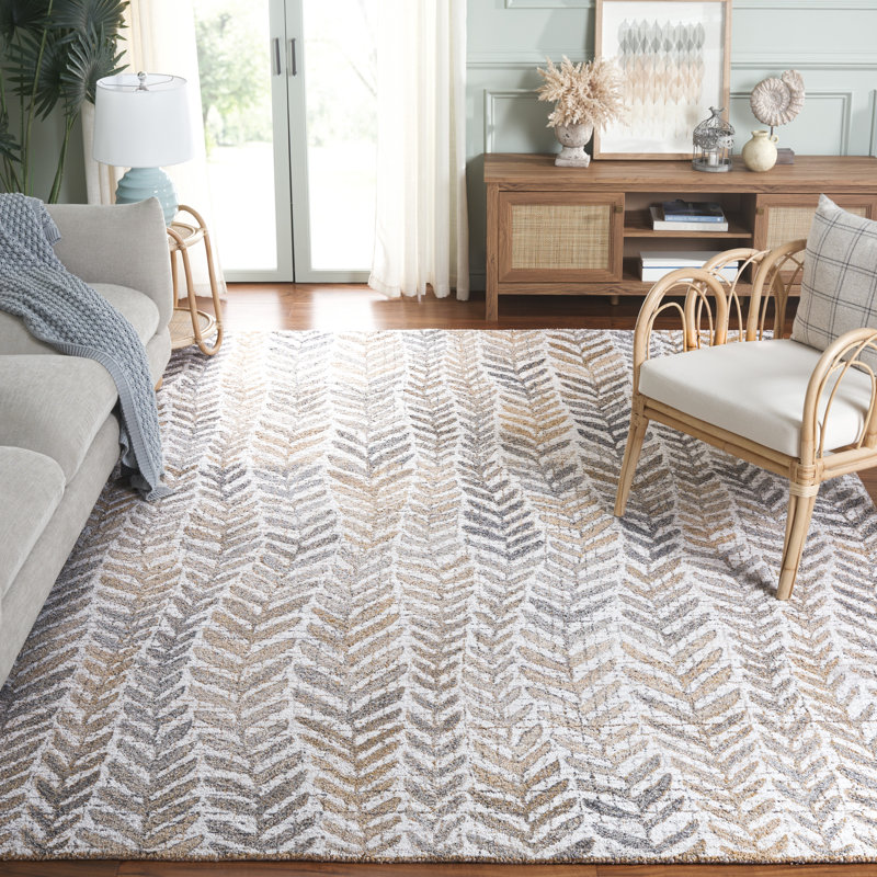 Tapis beige / gris Renewal 803, Rectangle 8 pi x 10 pi