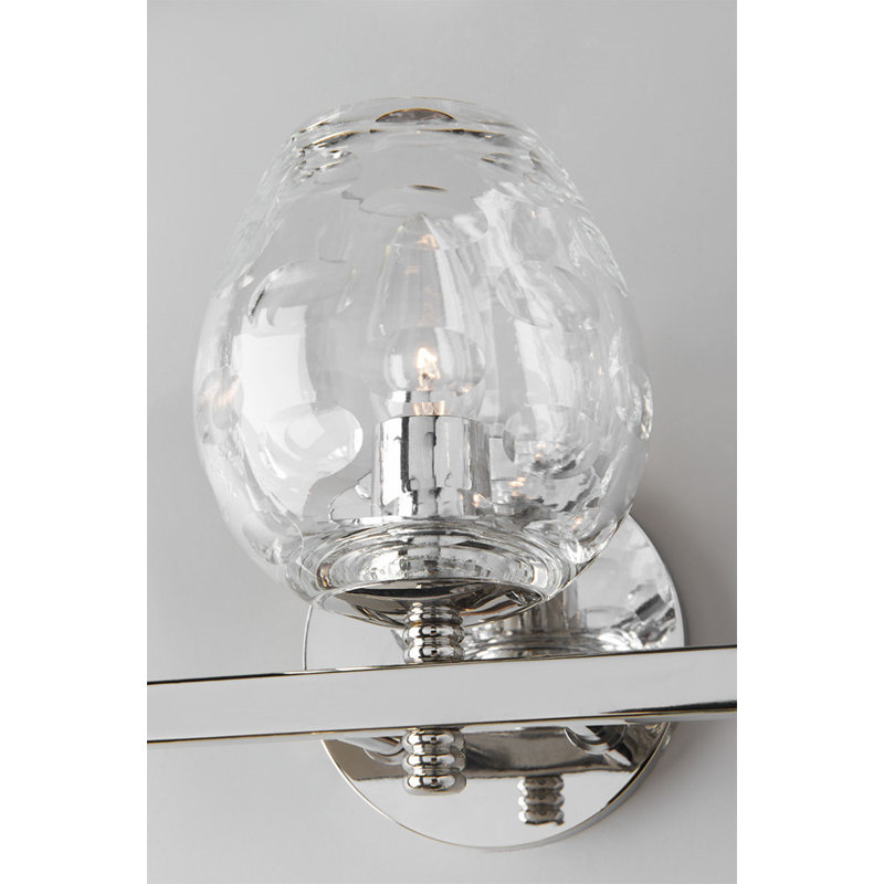 Éclairage pour meuble-lavabo 4 lumières Burns, Nickel poli