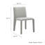 Chaise rembourrée en cuir Rhodes-109758097