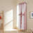 Coquette Style Double Layer Curtains With Ruffle Sheer Overlay And Room Darkening Blackout Layer, Chic Princess Drapes For Bedroom Decor, 2 Panels Per Pack-436124117-436123967