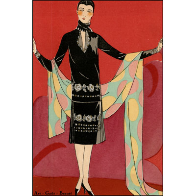 Impression sur toile rétro Vintage Couture
