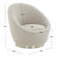 Fauteuil demi-tonneau pivotant de 32 cm Teston-180680853-182708471