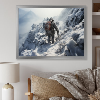 Hick Winter Mountain Track III - Randonnée, art mural