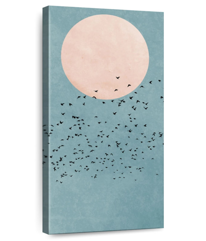 Envolez-vous des oiseaux, H 24 po x l 12 po