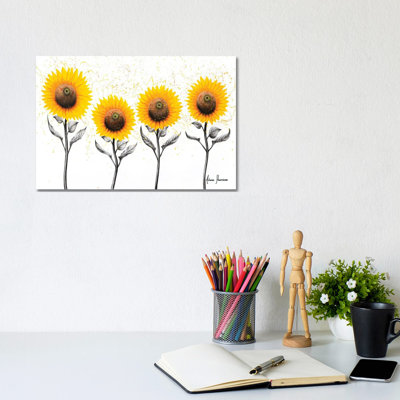 Sunflower Family by Ashvin Harrison - Wrapped Canvas Print