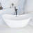 67'' X 30'' Acrylic Freestanding Soaking Bathtub In Glossy White
