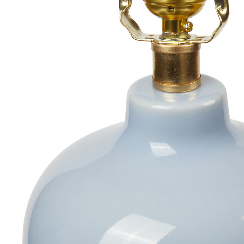Jade Lamp Without Shade, Periwinkle Blue
