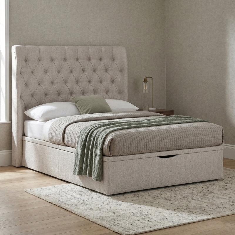 Conti Bed, Kingsize (5'), Beige