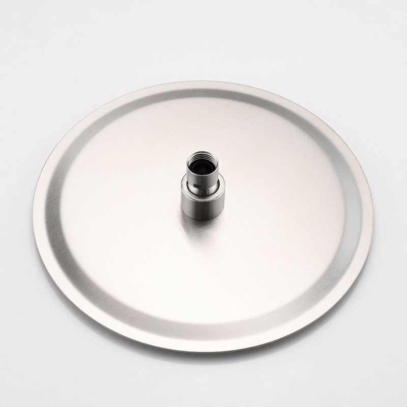 10" Rain Shower Head With Handheld - Ergonomic And Practical Design Brushed Nickel Metal Dual Kit & Relaxing Experience
