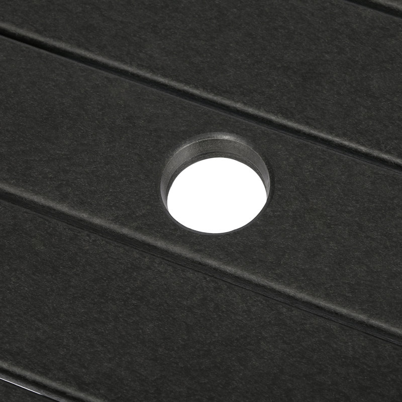Ensemble de comptoir carré 5 pièces Laguna, Noir