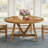 47-inch Solid Wood Round Dining Table, Seats 4-6