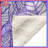 Purple Leaf Illustration Blankets-124109581