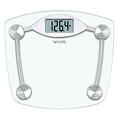 Taylor  Digital Bathroom Scale, Highly Accurate Body Weight Scale