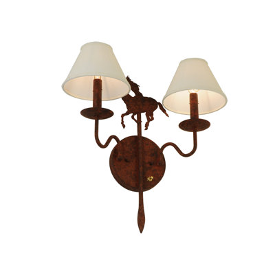 Rustic Lodge 2 - Light Candle Wall Light