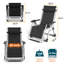 Chaise inclinable pliante zéro gravité avec coussins (ensemble de 2)-73460913
