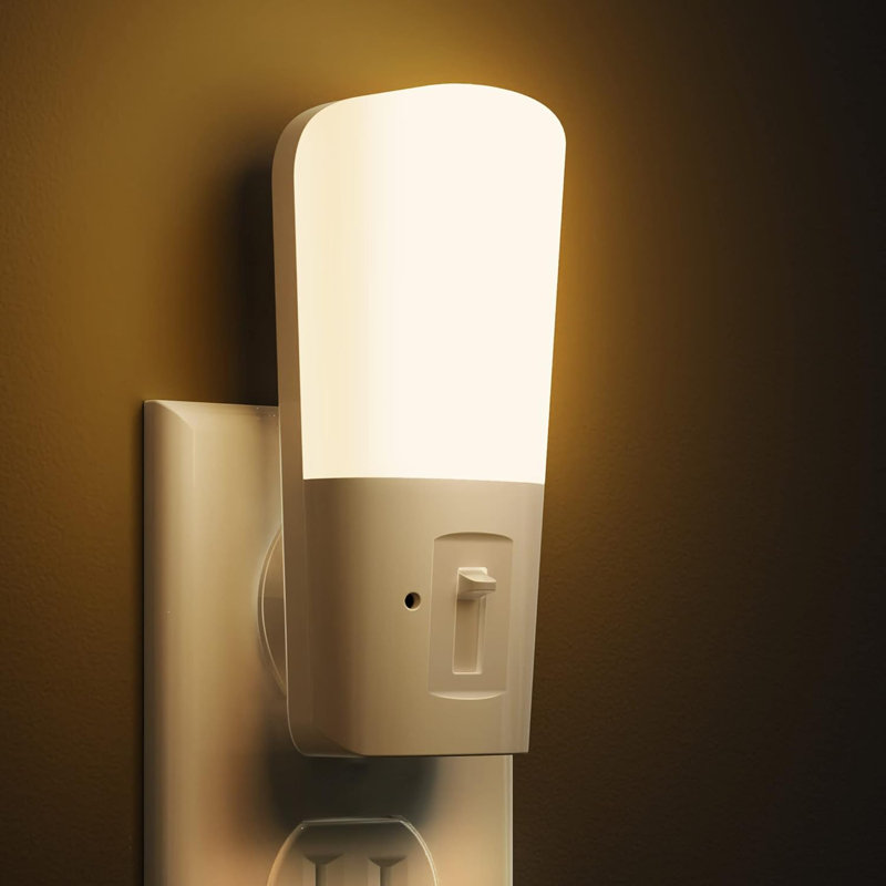 Dimmable Night Light 2 Pack LED Night Lights Plug Into Wall With Dusk To Dawn Sensor Soft White 3000K Brightness Adjustable Kids Nightlight For Bedroom Baby Nursery Hallway