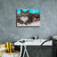«Kaleidoscope Comfy Cat» par Carolee Vitaletti, art mural sur toile, 54 po x 40 po-101649597