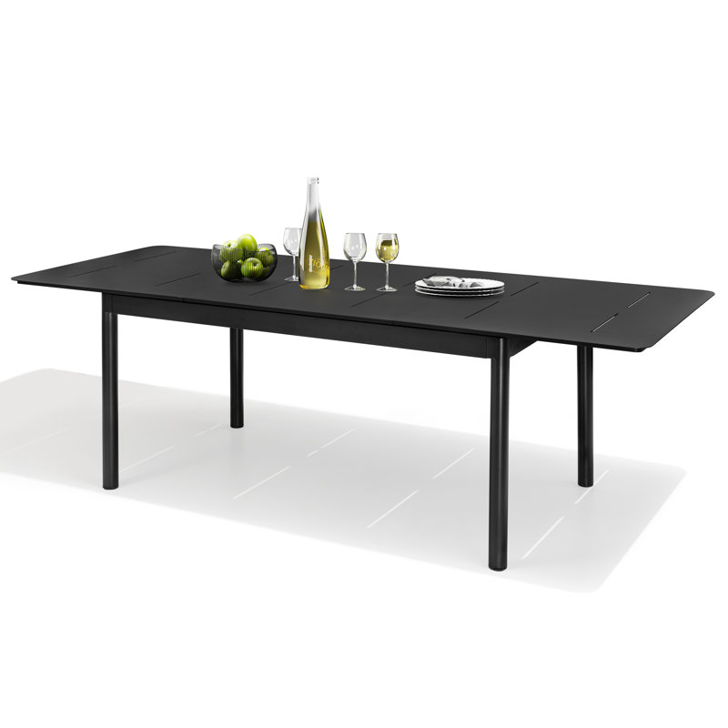 94.5" Aluminum Outdoor Extendable Dining Table
