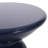 Chic Outdoor Metal Side Table In Navy, 14.78"w X 14.78"d 20.77"h, Iron Frame, No Assembly Required Modern Table, Navy Blue Finish, Stable Pedestal,