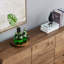 Modern Simple Black Walnut Entrance Cabinet Solid Wood Accent Chest