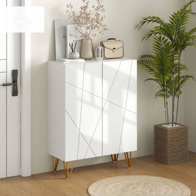 10 Pair Shoe Storage Cabinet